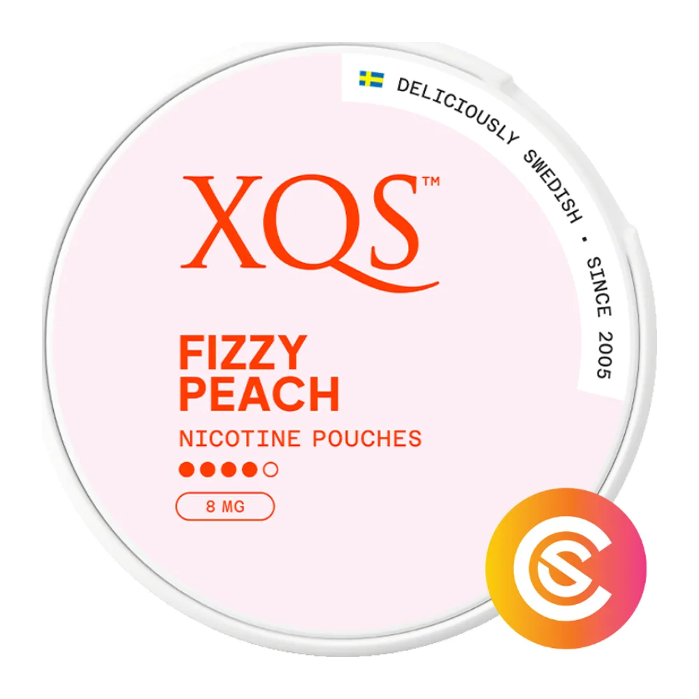 XQS Fizzy Peach 8 mg