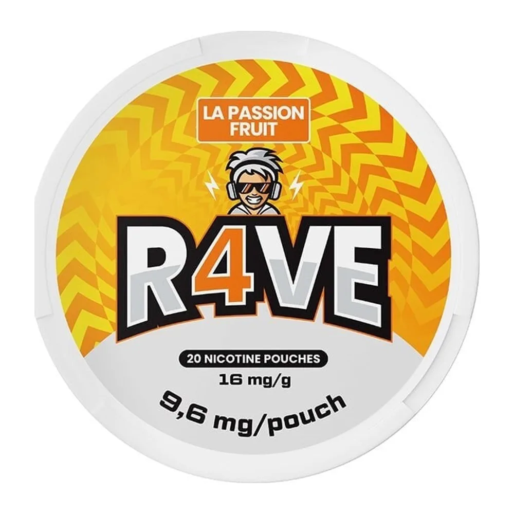 R4VE - La Passion Fruit Medium 9.6 mg