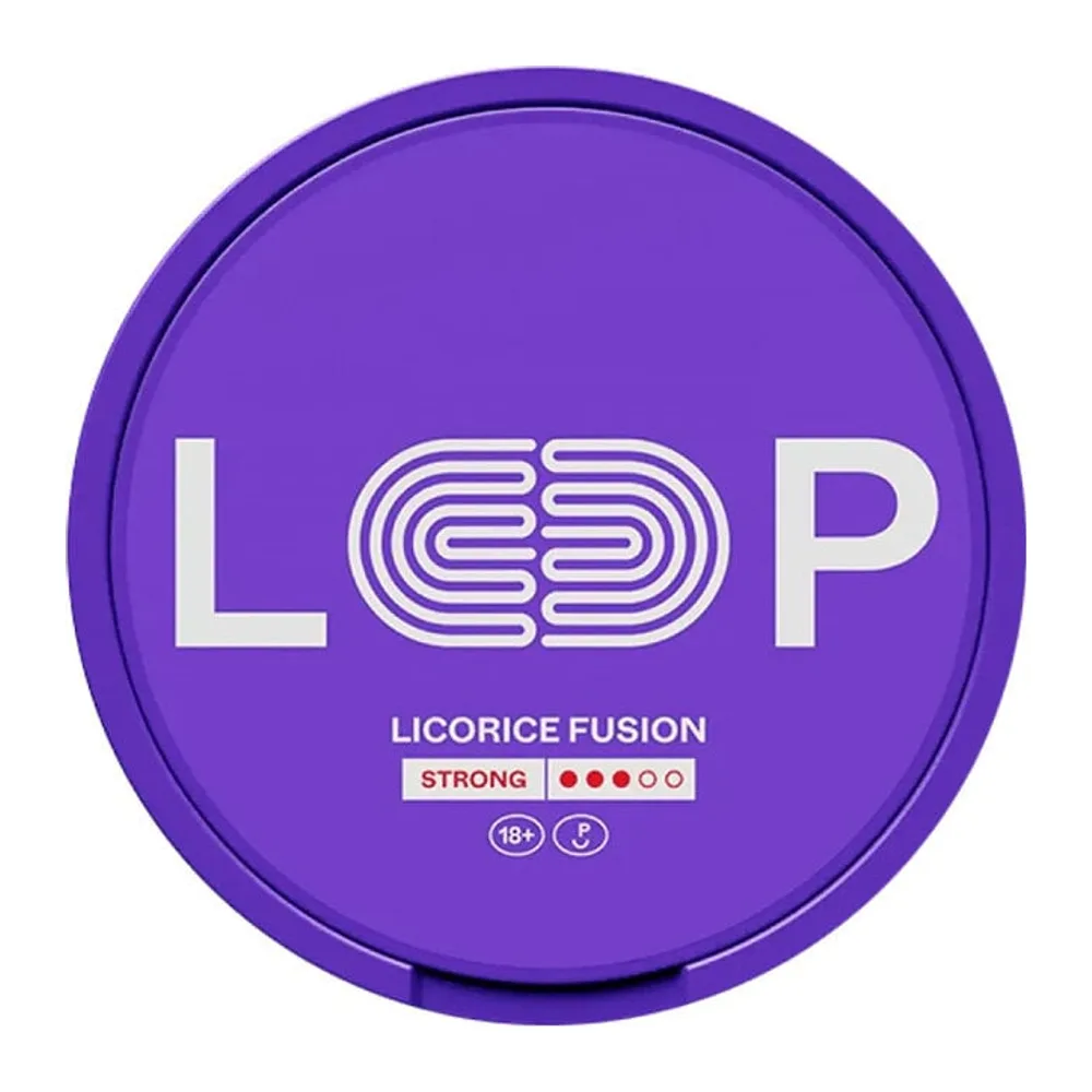 LOOP Licorice Raspberry Strong 10.5 mg