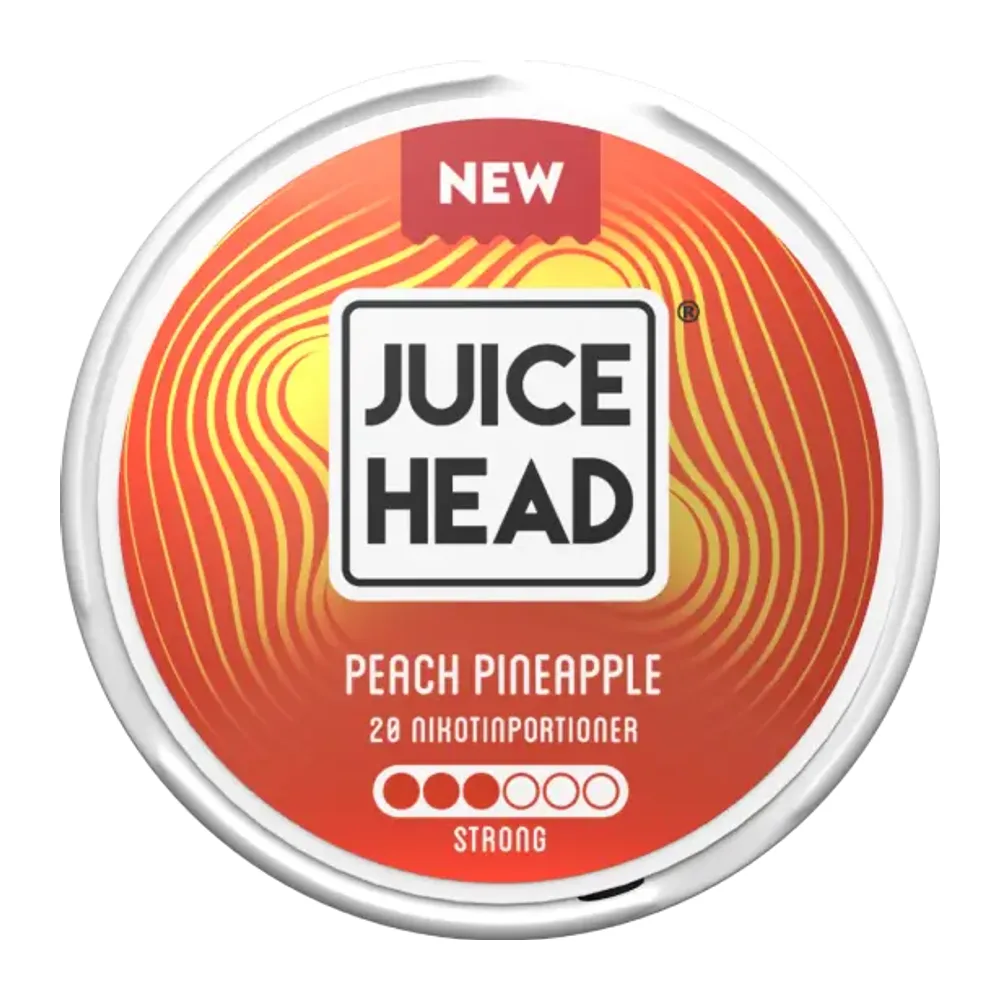 JUICE HEAD Peach Pineapple Strong EU 9 mg