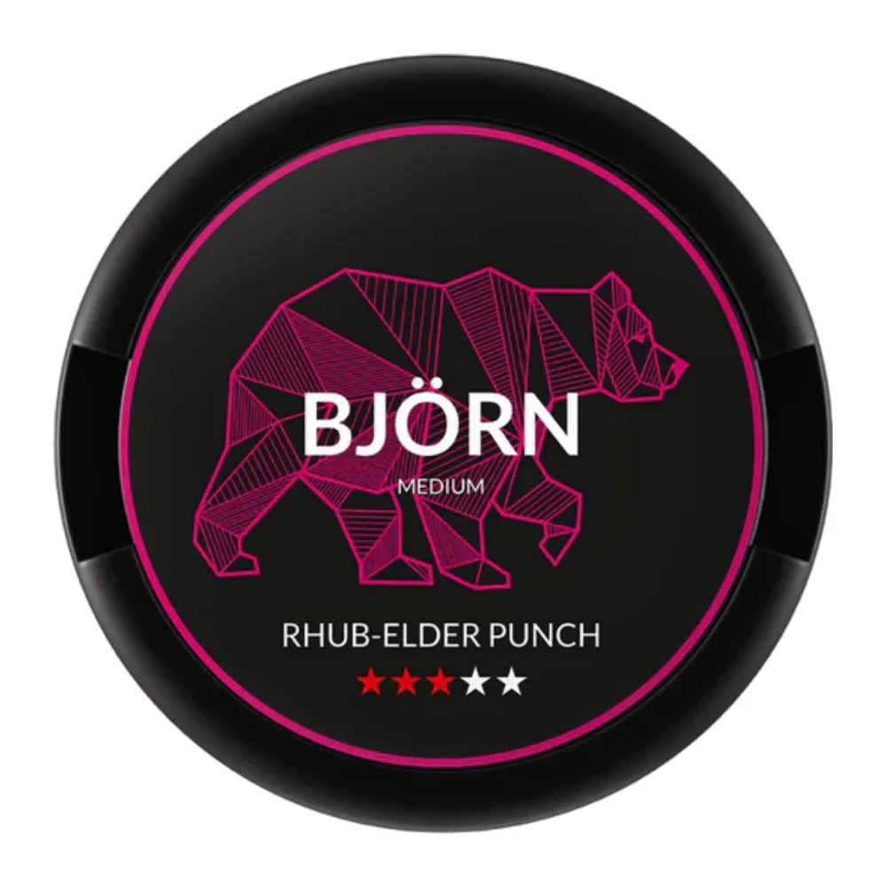 BJORN Rhubarb & Elder Punch Medium 9.1 mg