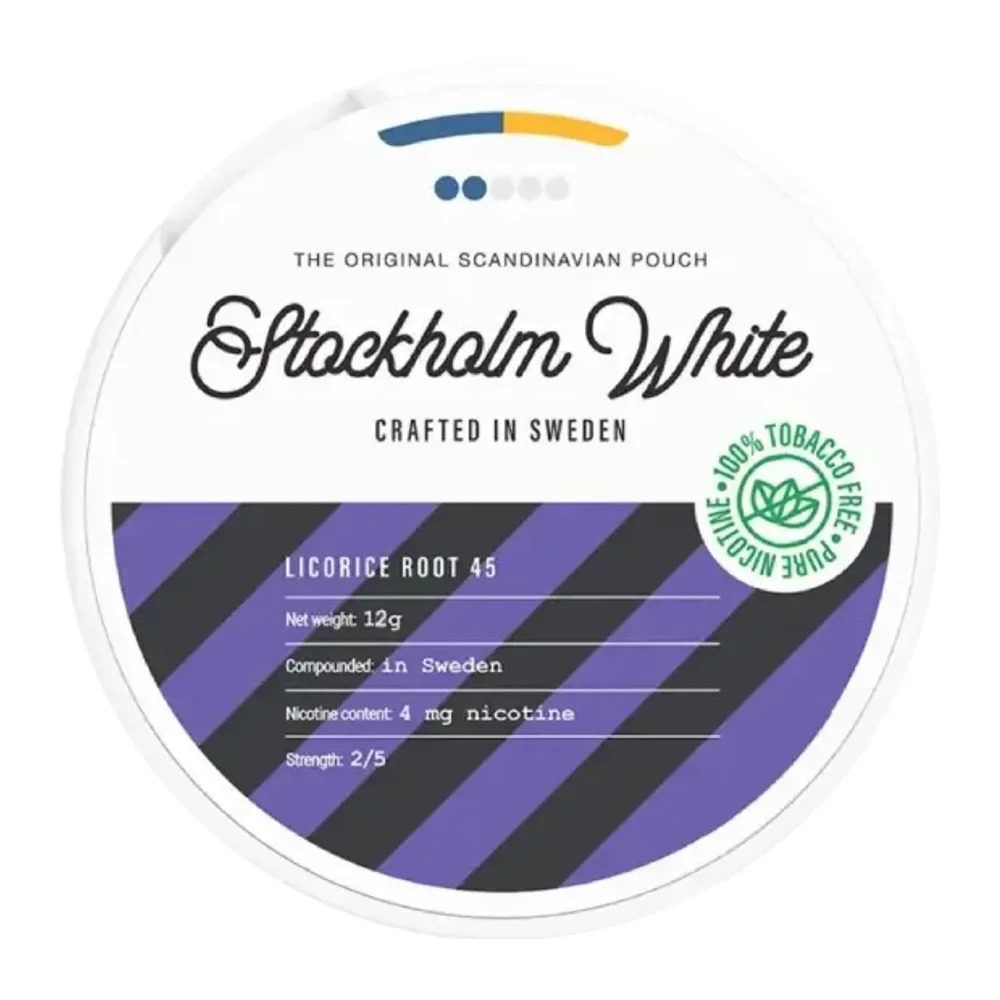 STOCKHOLM WHITE Licorice Root Light 4 mg