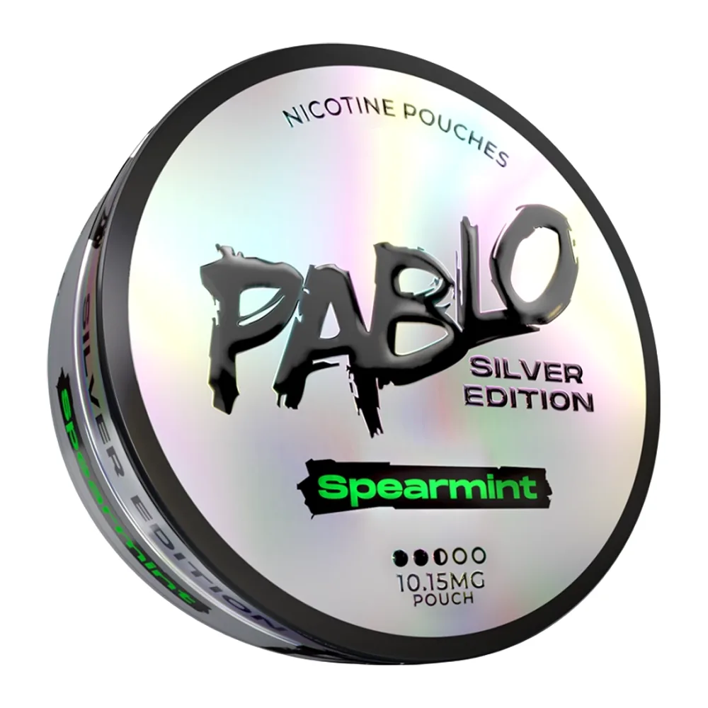 PABLO Silver Edition Spearmint 10 mg