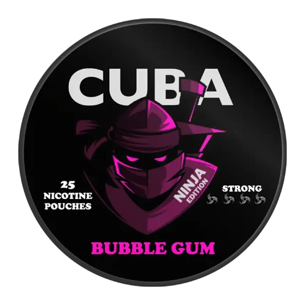 CUBA Ninja Bubble Gum Slim Strong 15.6 mg