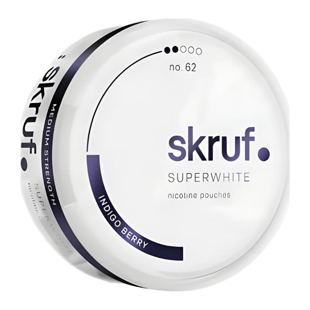 SKRUF Superwhite No. 62 Indigo Berry 6 mg