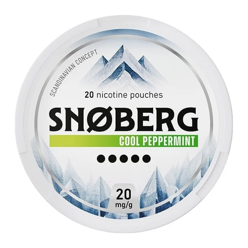 SNOBERG Cool Peppermint Strong 10 mg