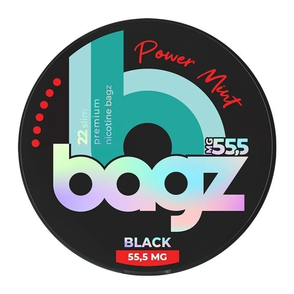 BAGZ Power Mint Black 39 mg