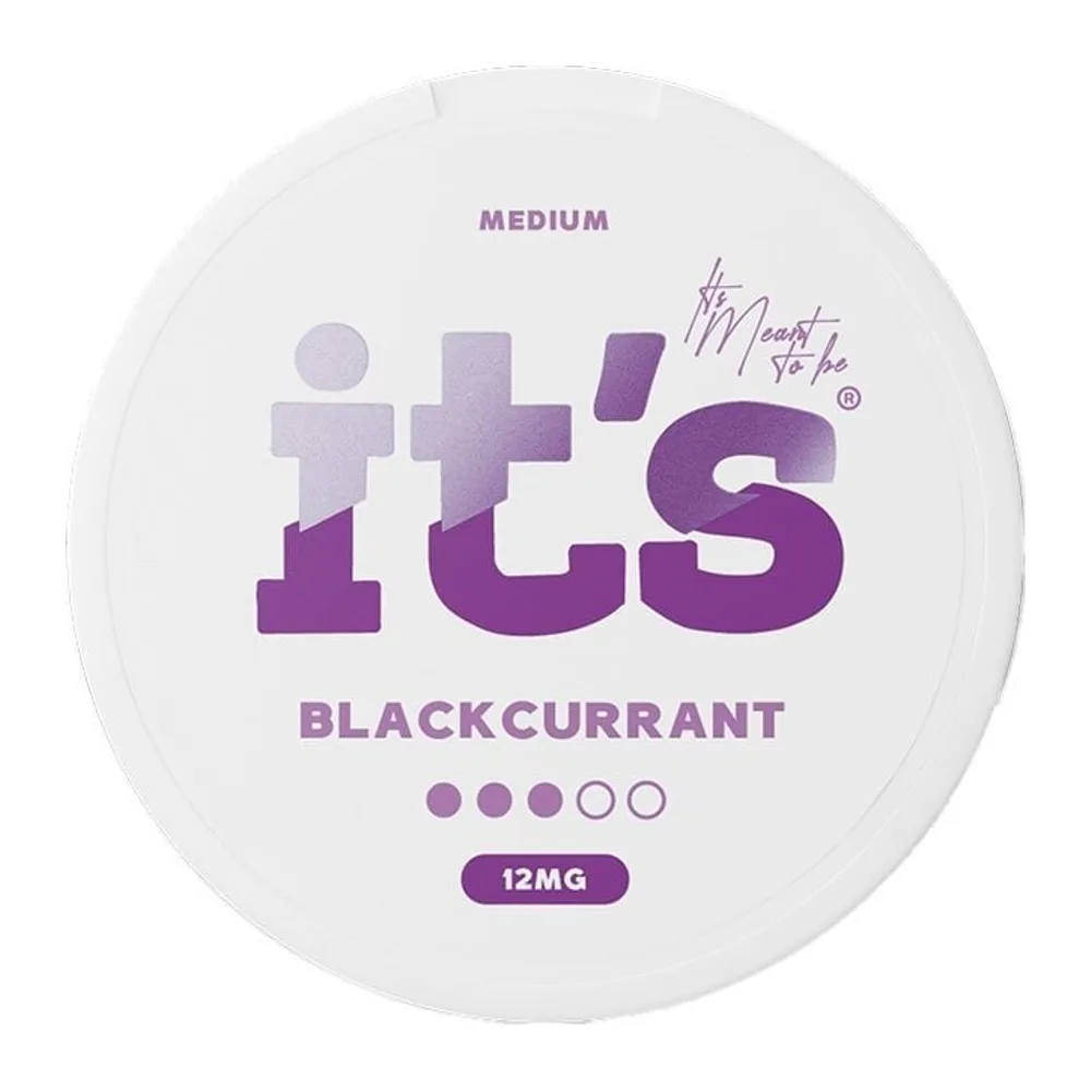 ITS Blackcurrant Medium 12 mg